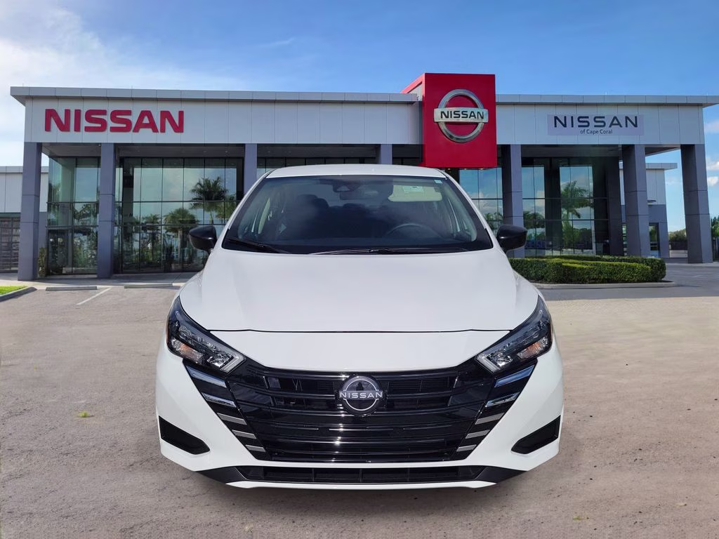 2025 Fresh Powder Nissan Versa 1.6 S FWD Sedan