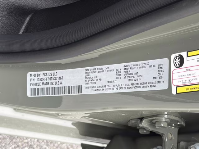 2026 Canyon Lake Ram 1500 Big Horn 4X4 Truck