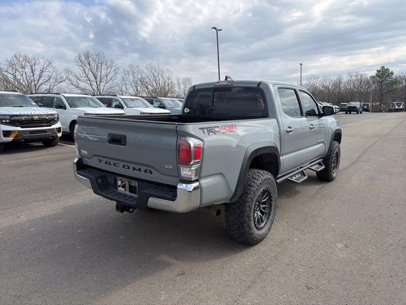 2021 Cement Toyota Tacoma TRD Off Road 4X4 Truck