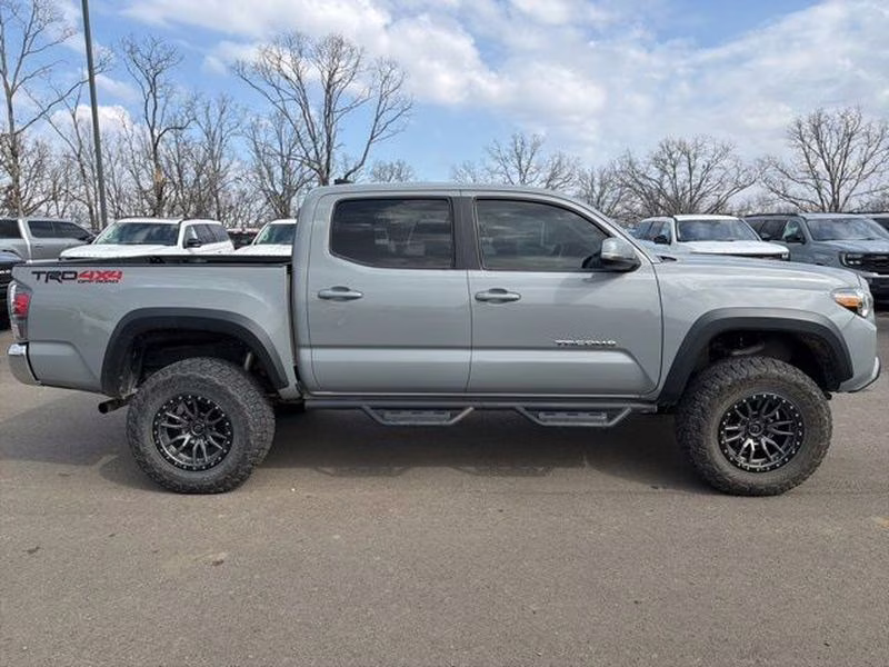 2021 Cement Toyota Tacoma TRD Off Road 4X4 Truck