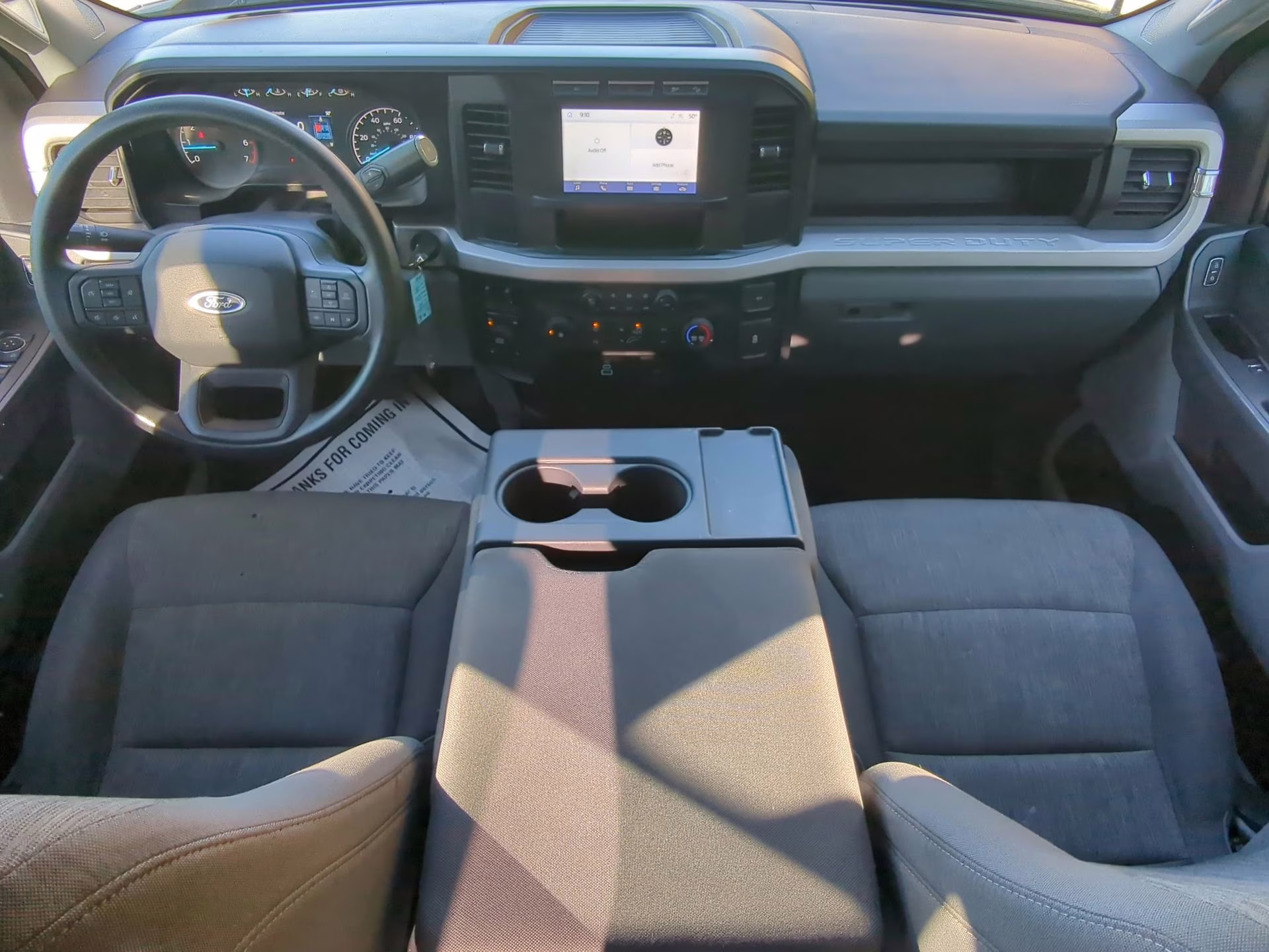 2024 Agate Black Metallic Ford Super Duty F-250 SRW XL Crew Cab Pickup 4X4 Truck