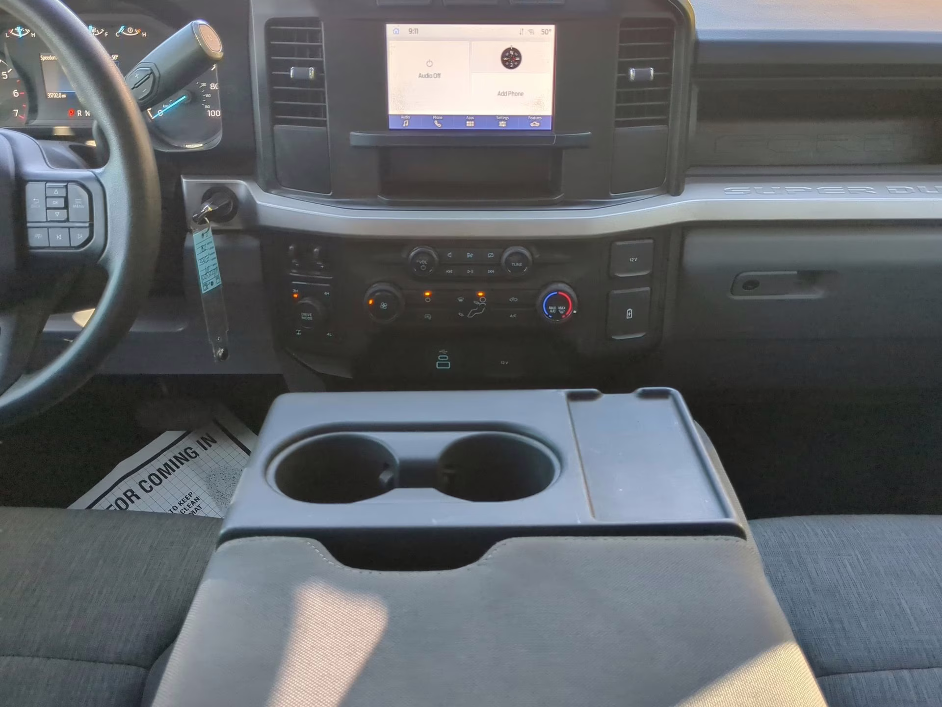 2024 Agate Black Metallic Ford Super Duty F-250 SRW XL Crew Cab Pickup 4X4 Truck