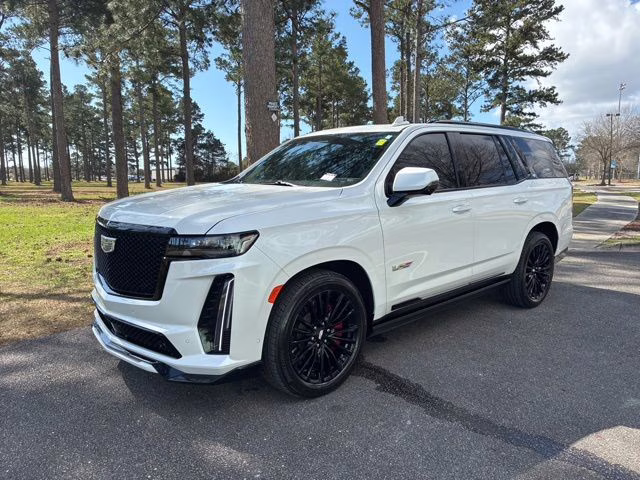 2023 Crystal White Tricoat Cadillac Escalade V-Series AWD SUV