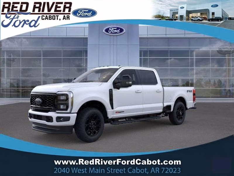 2026 Star White Metallic Tri-Coat Ford Super Duty F-350 SRW LARIAT 4X4 Truck