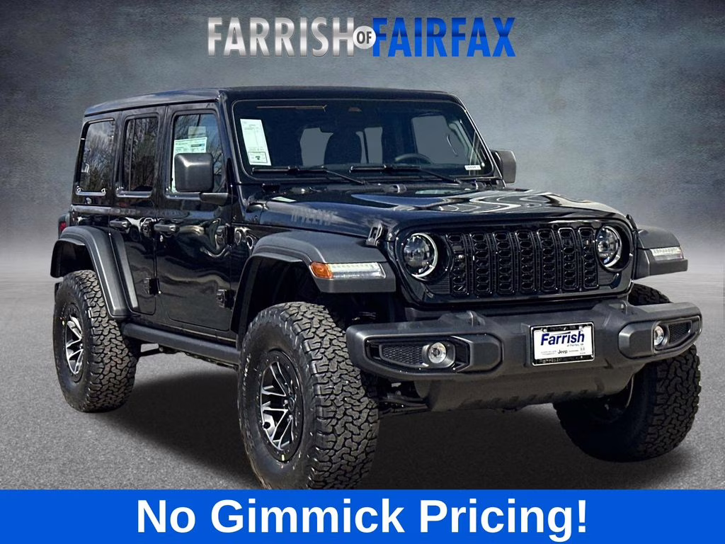 2026 Black Clearcoat Jeep Wrangler Willys 4X4 SUV