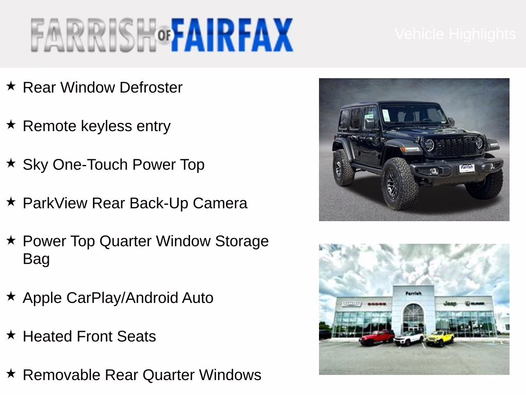 2026 Black Clearcoat Jeep Wrangler Willys 4X4 SUV