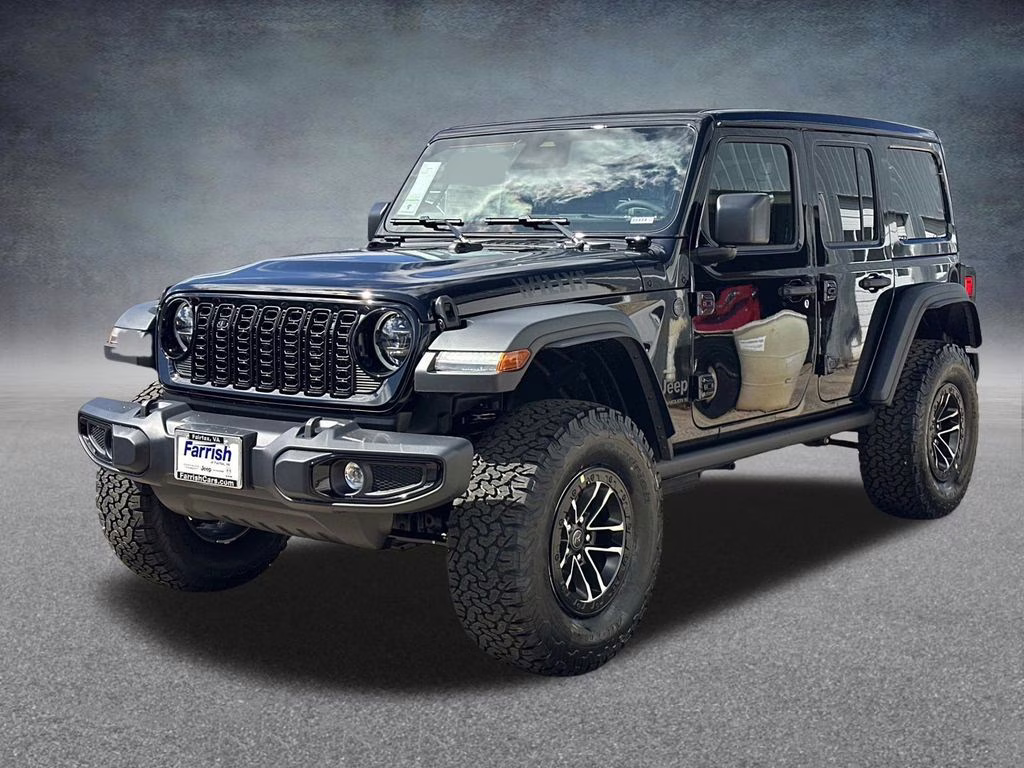 2026 Black Clearcoat Jeep Wrangler Willys 4X4 SUV