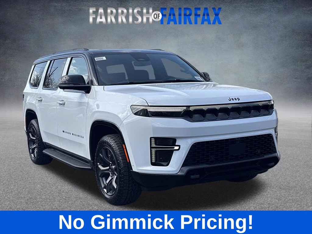 2026 Bright White Clearcoat Jeep Grand Wagoneer Upland 4X4 SUV