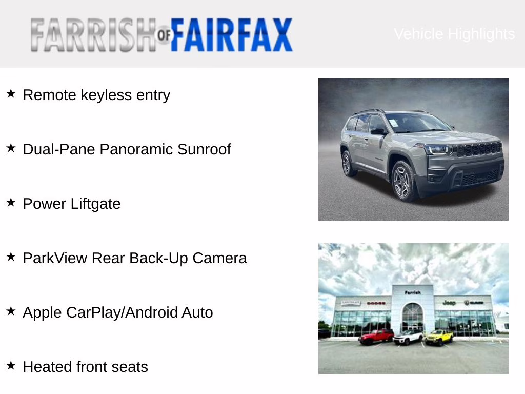 2026 Sting-Gray Clearcoat Jeep Cherokee Limited 4X4 SUV