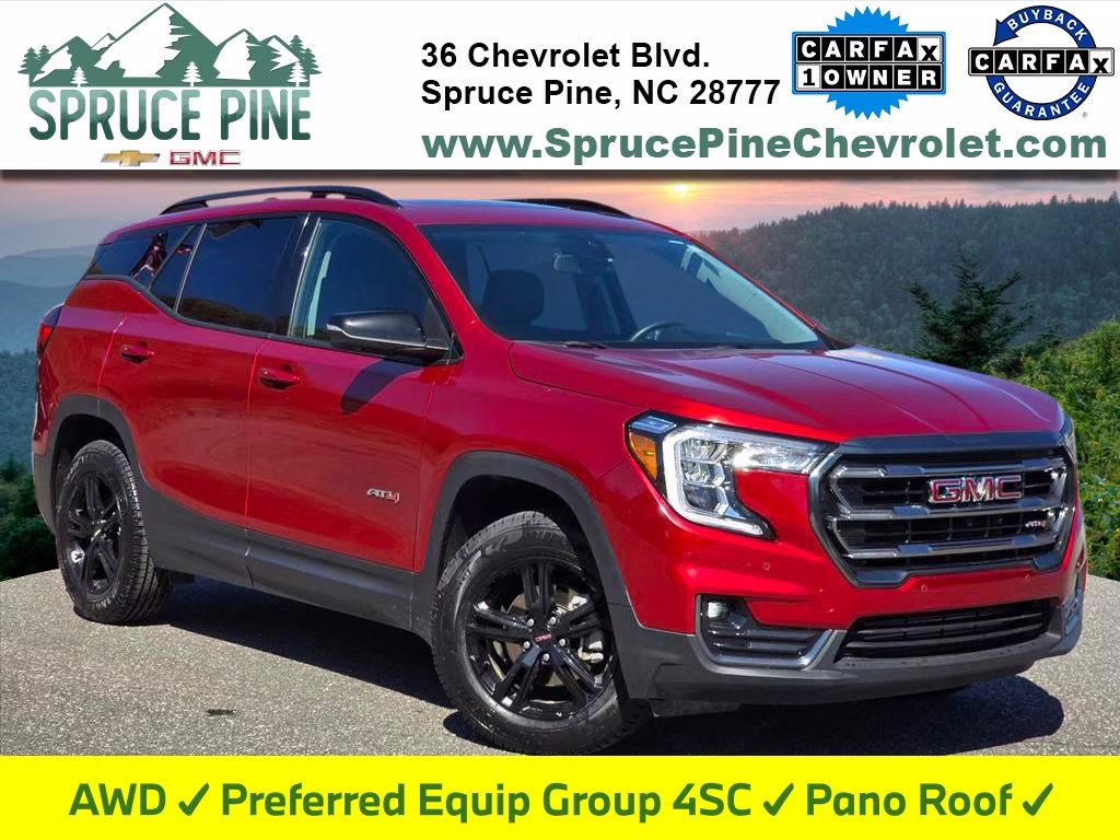 2024 Volcanic Red Tintcoat GMC Terrain AT4 AWD SUV