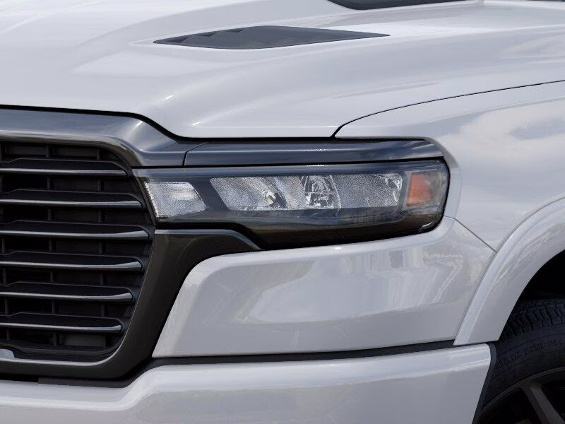 2026 Bright White Clear Coat Ram 1500 1500 Laramie Crew Cab 4x4 5'7' Box 4X4 Truck