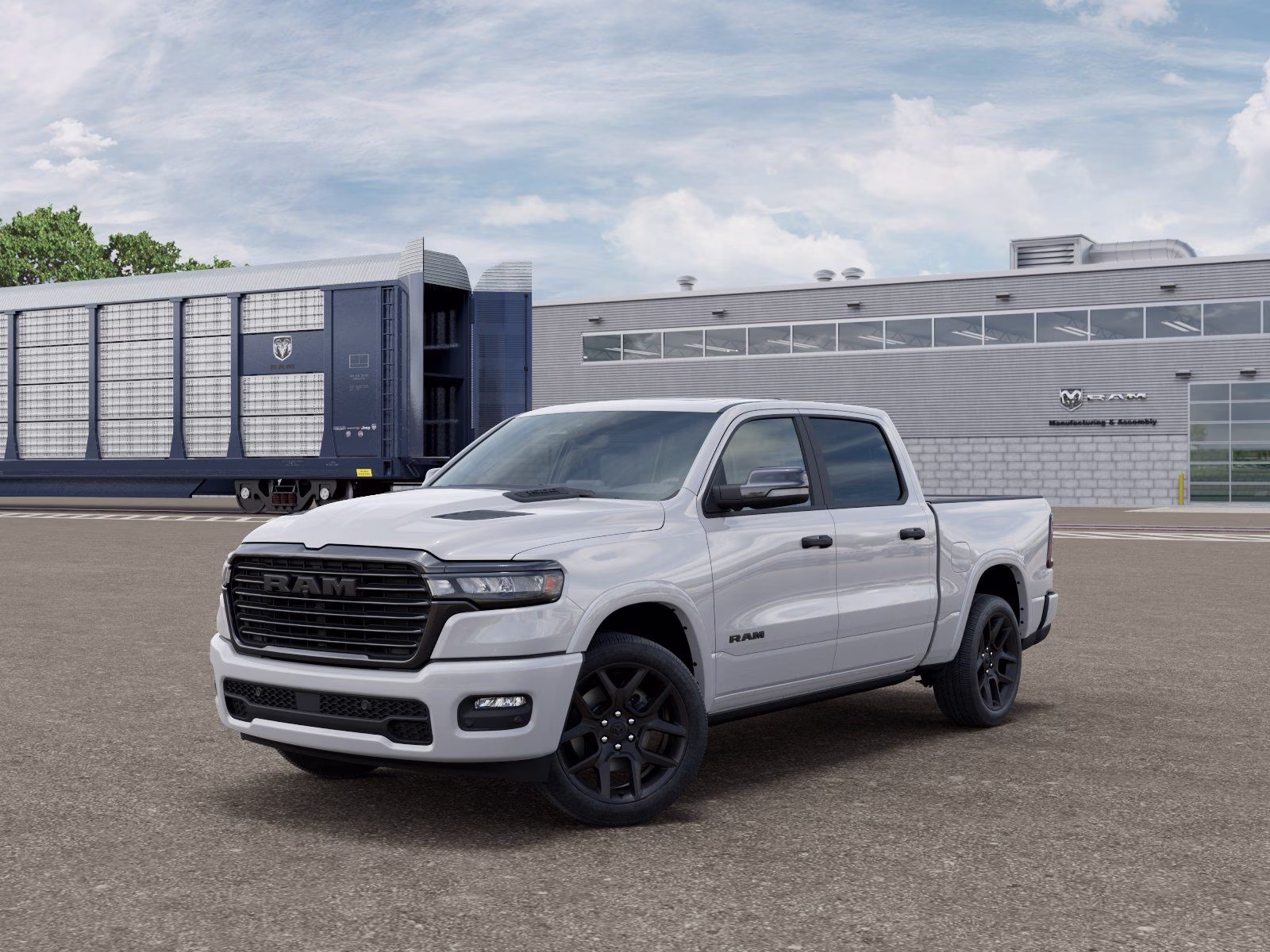 2026 Bright White Clearcoat Ram 1500 Laramie 4X4 Truck