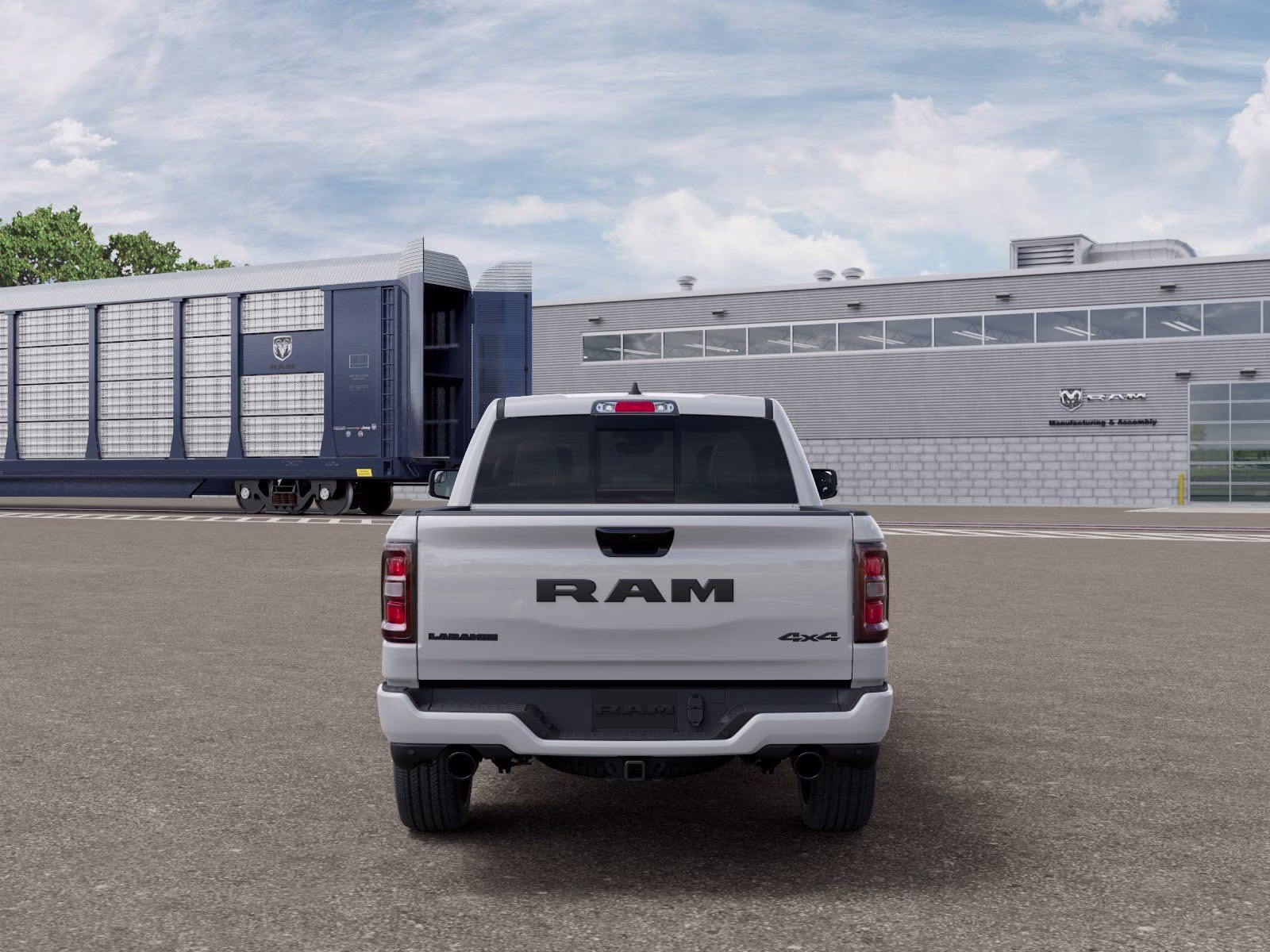 2026 Bright White Clearcoat Ram 1500 Laramie 4X4 Truck