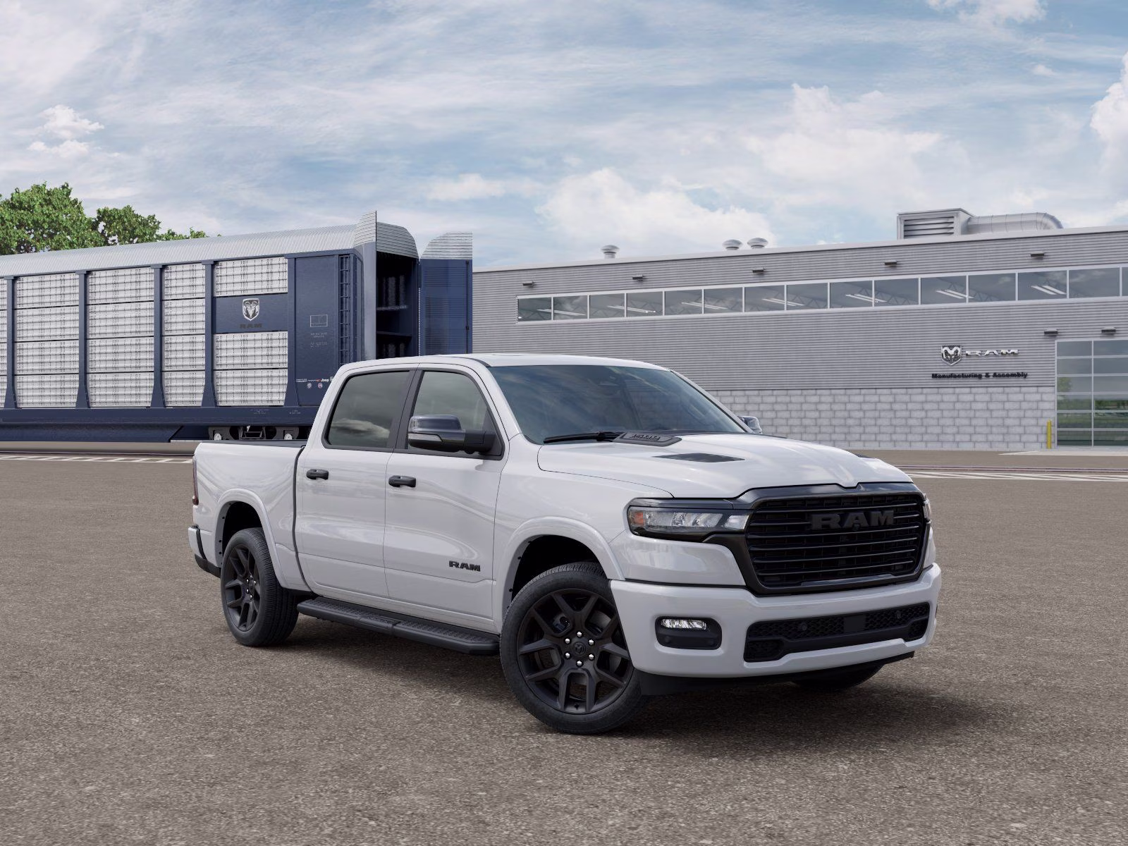 2026 Bright White Clearcoat Ram 1500 Laramie 4X4 Truck