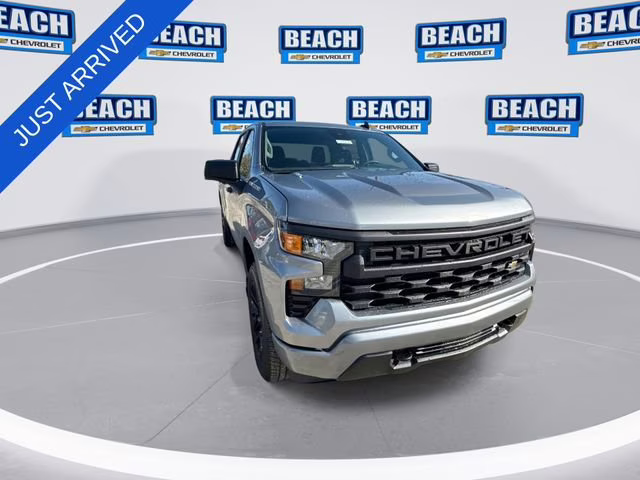 2026 Sterling Gray Metallic Chevrolet Silverado 1500 Custom 4X4 Truck