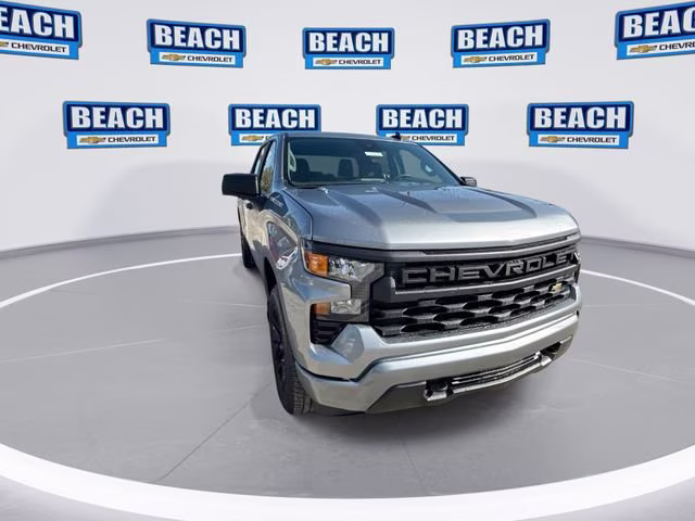 2026 Sterling Gray Metallic Chevrolet Silverado 1500 Custom 4X4 Truck