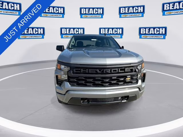 2026 Sterling Gray Metallic Chevrolet Silverado 1500 Custom 4X4 Truck