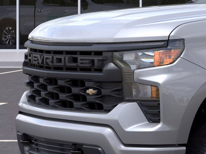 2026 Sterling Gray Metallic Chevrolet Silverado 1500 Custom 4X4 Truck