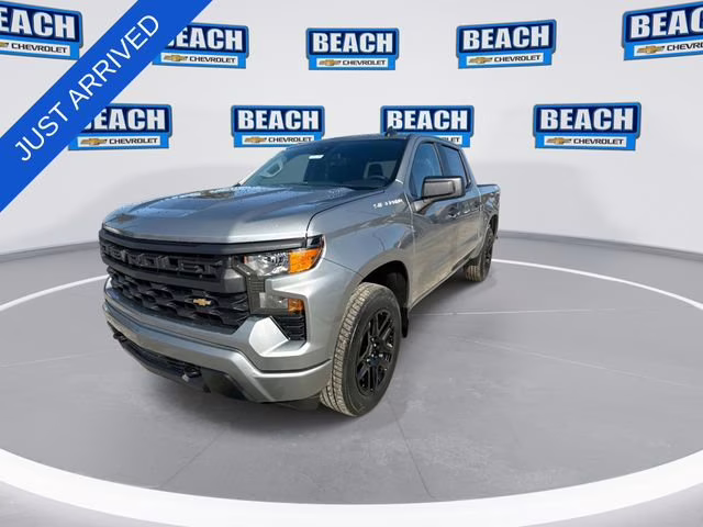 2026 Sterling Gray Metallic Chevrolet Silverado 1500 Custom 4X4 Truck