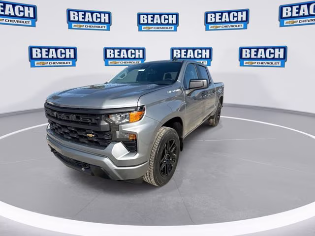 2026 Sterling Gray Metallic Chevrolet Silverado 1500 Custom 4X4 Truck