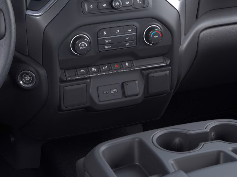 2026 Sterling Gray Metallic Chevrolet Silverado 1500 Custom 4X4 Truck