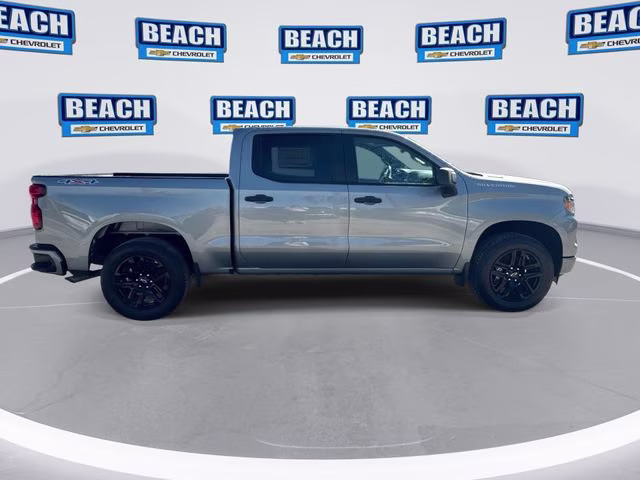 2026 Sterling Gray Metallic Chevrolet Silverado 1500 Custom 4X4 Truck