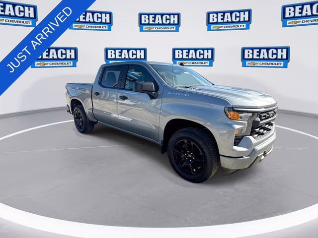 2026 Sterling Gray Metallic Chevrolet Silverado 1500 Custom 4X4 Truck