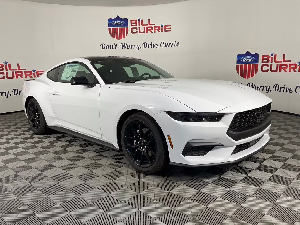 2026 Oxford White Ford Mustang EcoBoost RWD Coupe