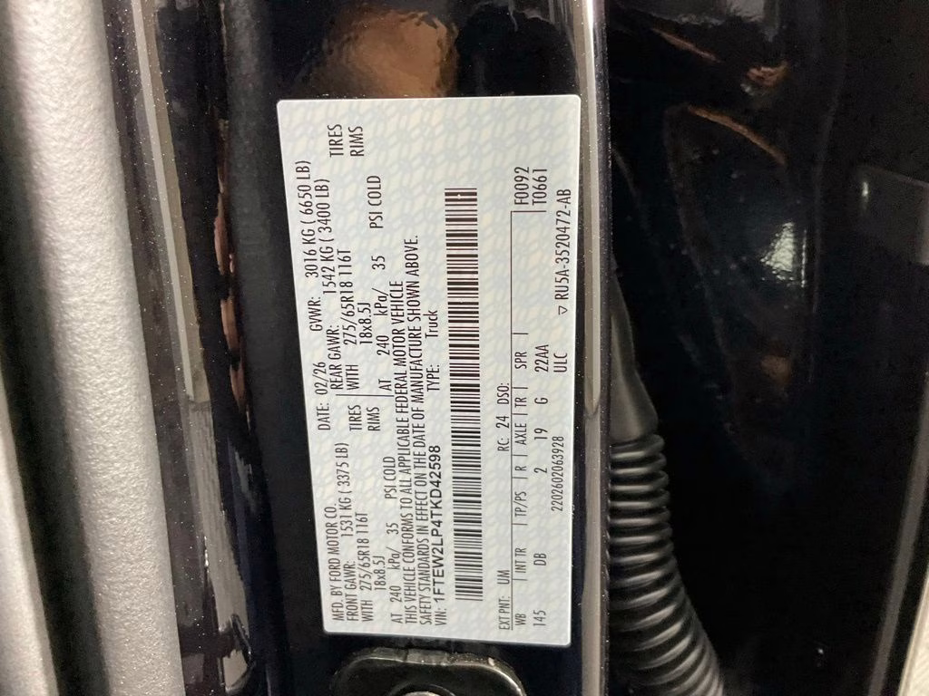 2026 Black Metallic Ford F-150 STX 4X4 Truck