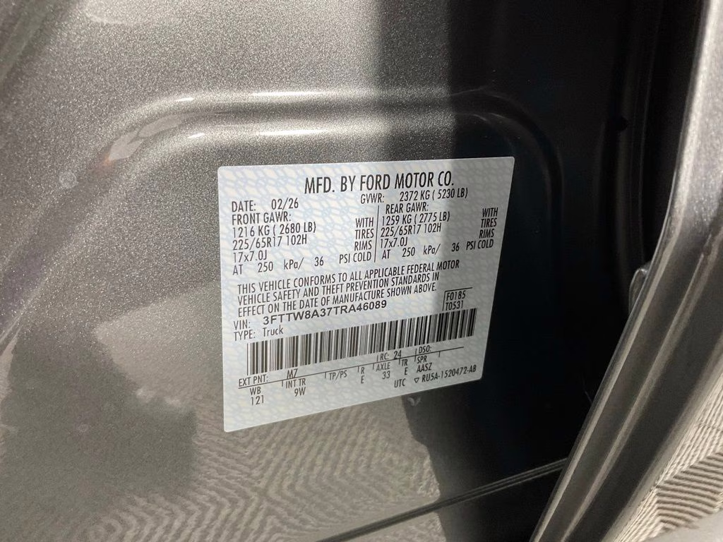 2026 Gray Metallic Ford Maverick XL FWD Truck