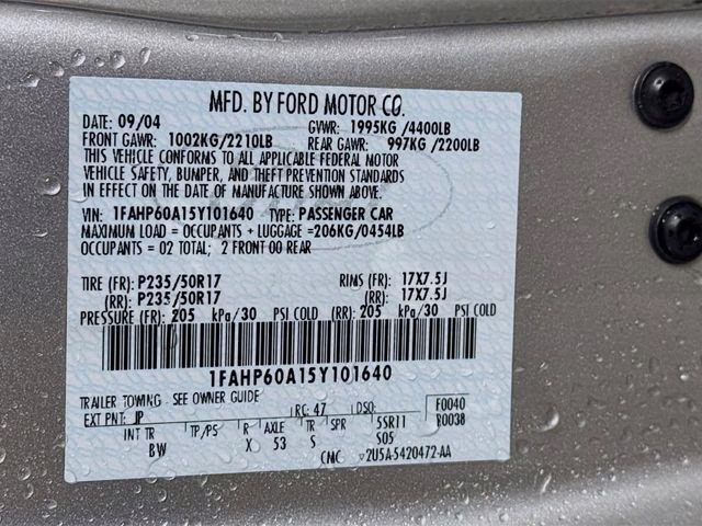 2005 Silver Ford Thunderbird Base RWD Convertible