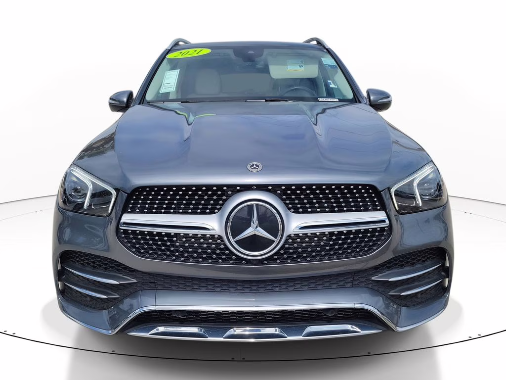 2021 Selenite Grey Metallic Mercedes-Benz GLE SUV GLE350 4MATIC AWD NAV LEATHER ROOF AWD SUV