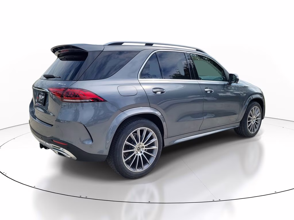 2021 Selenite Grey Metallic Mercedes-Benz GLE SUV GLE350 4MATIC AWD NAV LEATHER ROOF AWD SUV