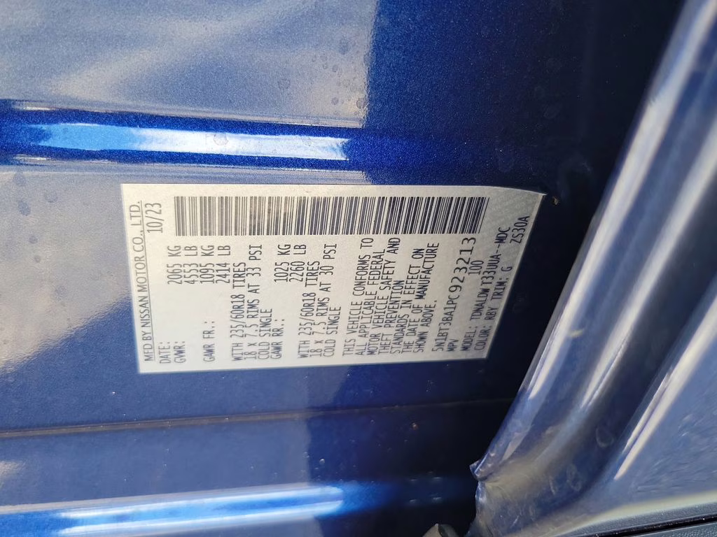 2023 Caspian Blue Metallic Nissan Rogue SV FWD SUV