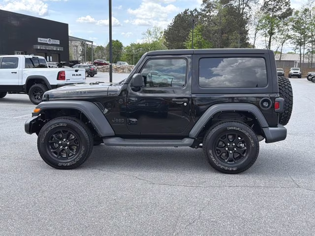 2022 Black Clearcoat Jeep Wrangler Willys 4X4 Convertible
