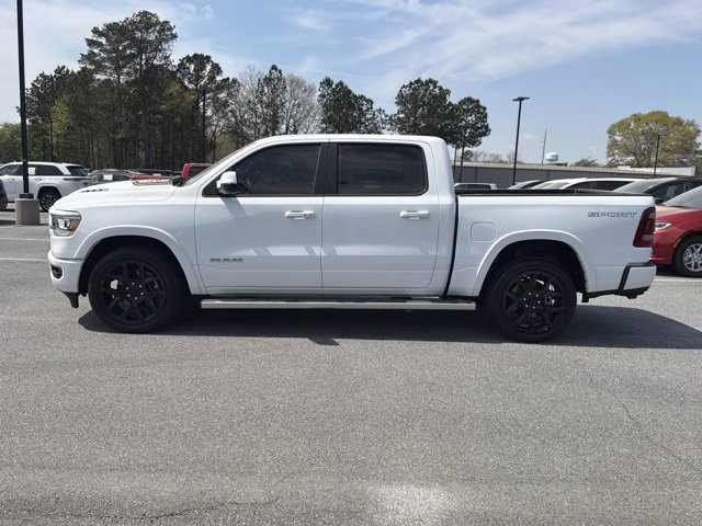 2022 Bright White Clearcoat Ram 1500 Laramie 4X4 Truck