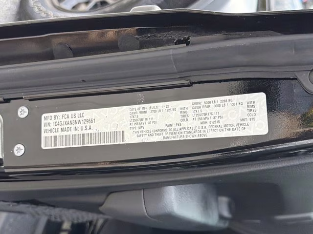 2022 Black Clearcoat Jeep Wrangler Willys 4X4 Convertible