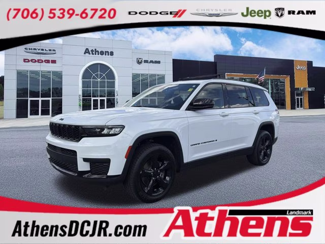 2023 Bright White Clearcoat Jeep Grand Cherokee L Altitude RWD SUV