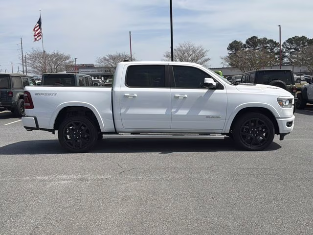 2022 Bright White Clearcoat Ram 1500 Laramie 4X4 Truck