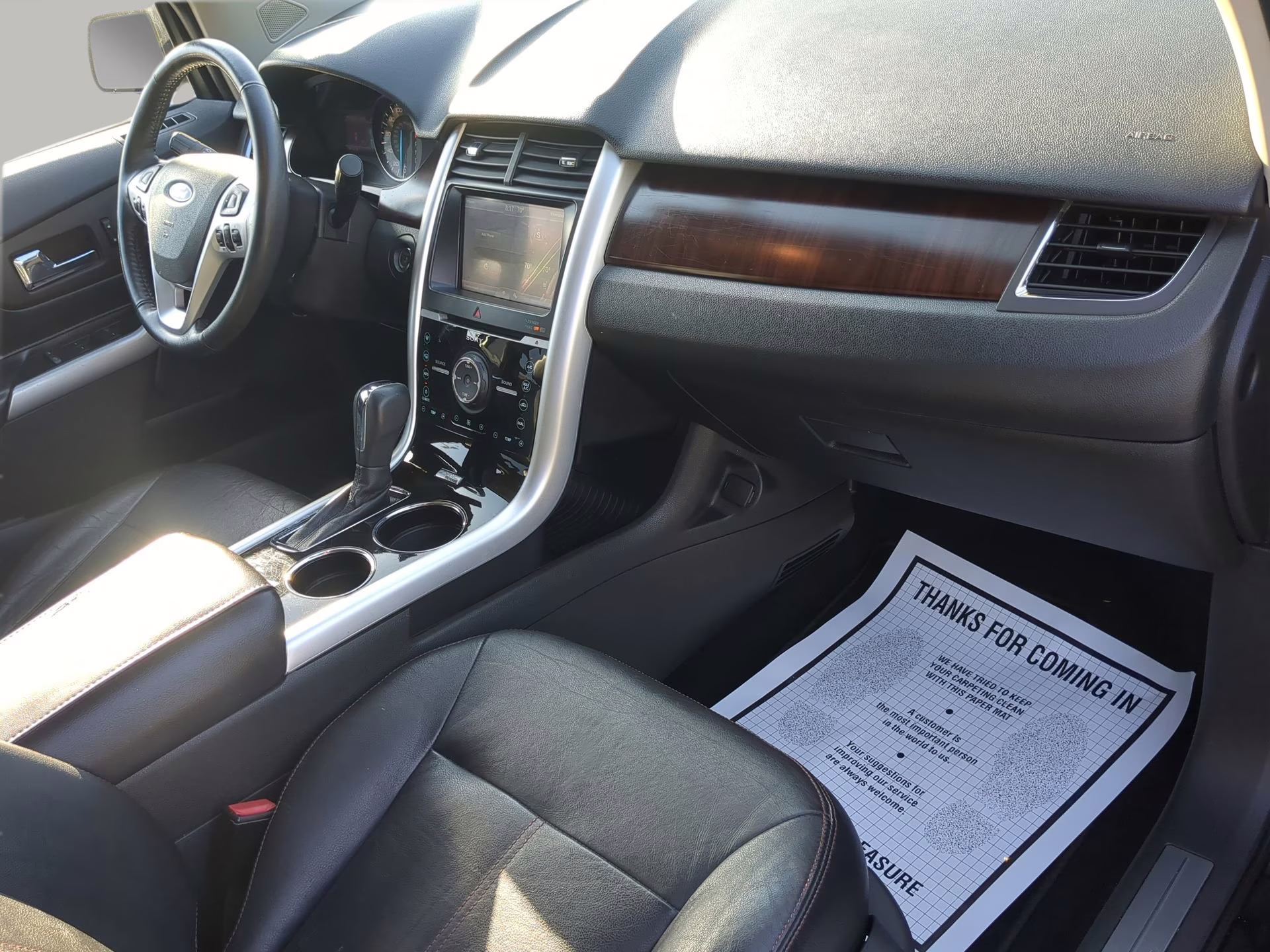 2012 Tuxedo Black Metallic Ford Edge Limited FWD Crossover