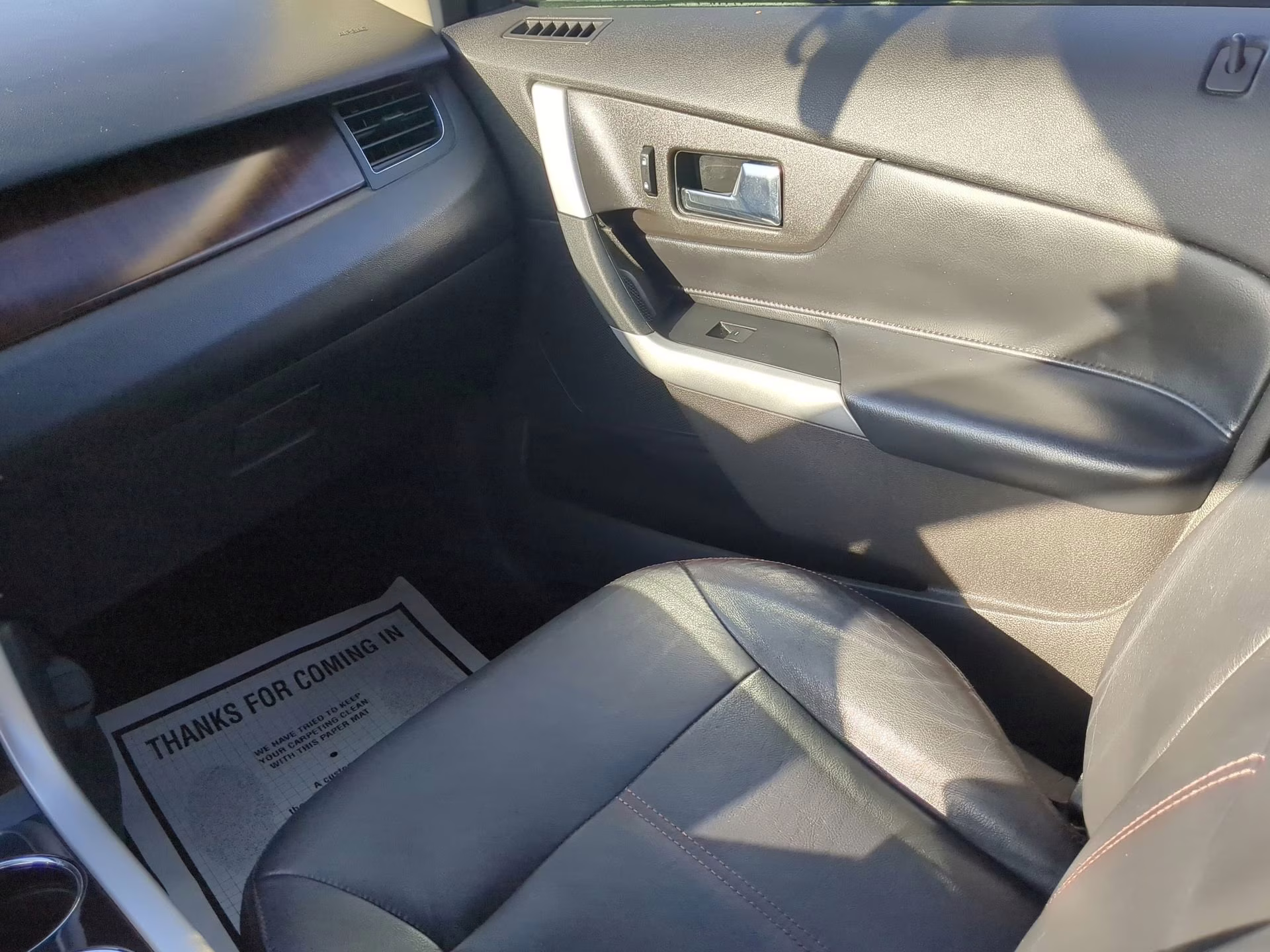 2012 Tuxedo Black Metallic Ford Edge Limited FWD Crossover