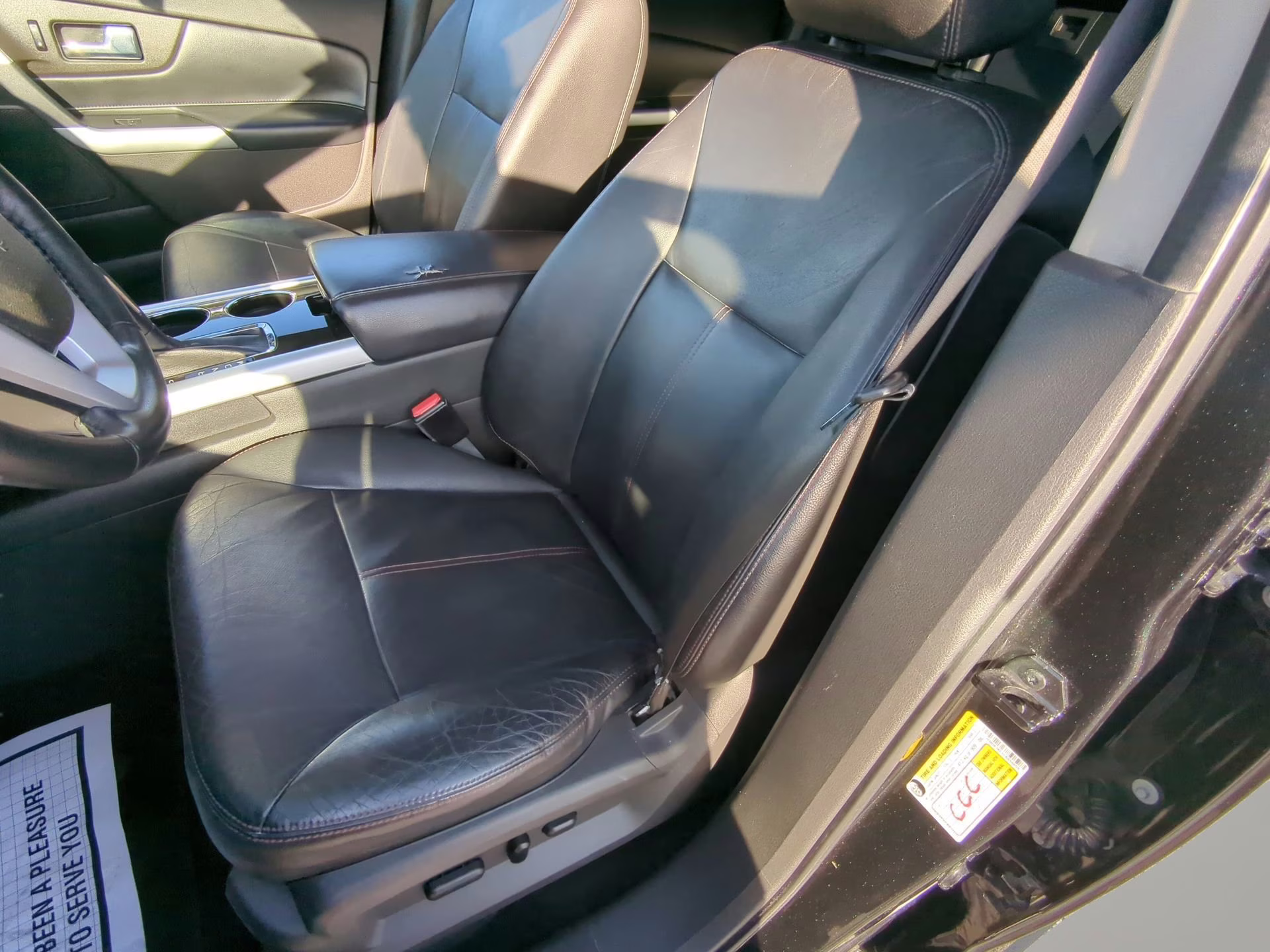 2012 Tuxedo Black Metallic Ford Edge Limited FWD Crossover