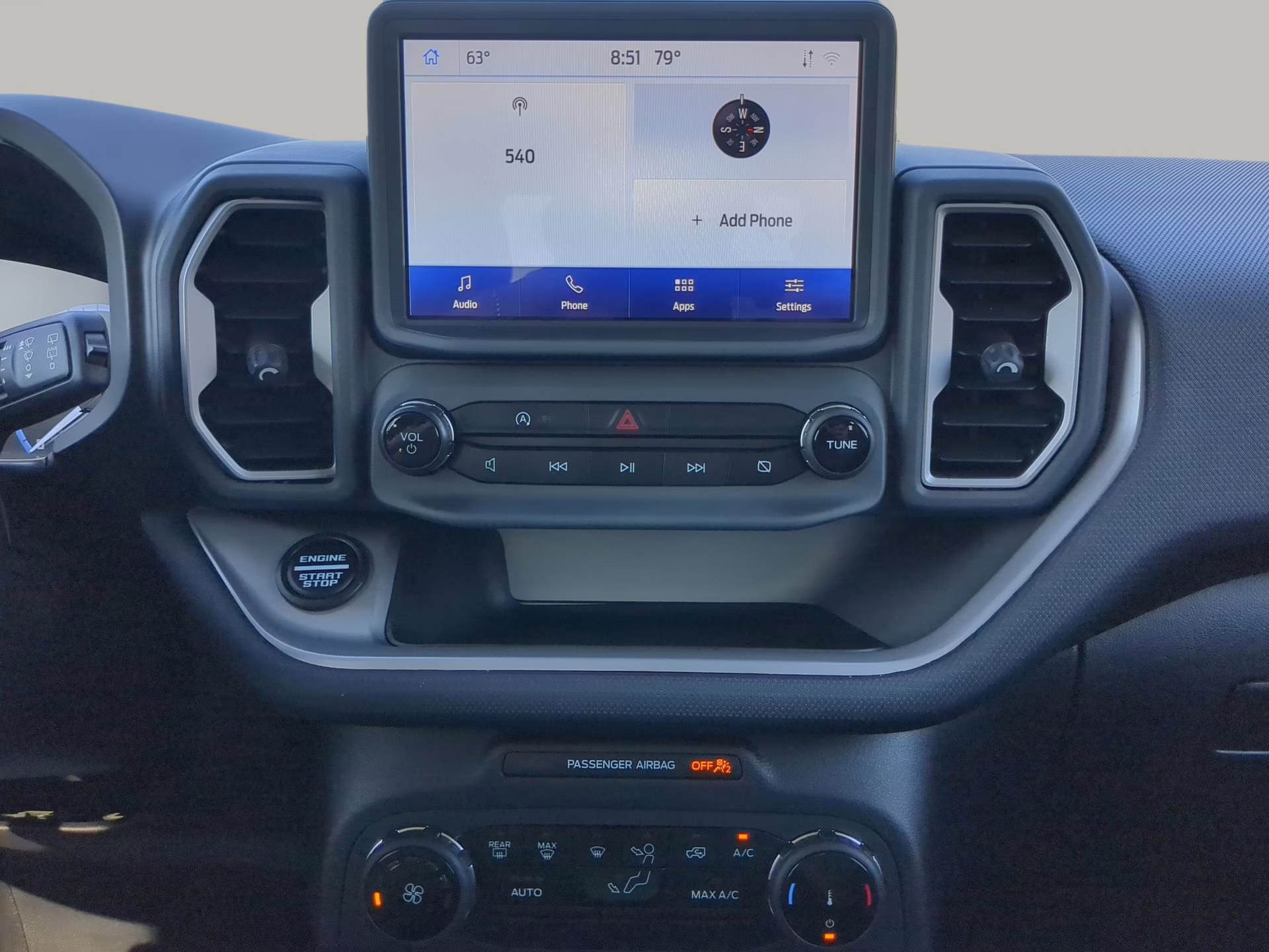 2024 Azure Gray Metallic Tri-Coat Ford Bronco Sport Big Bend 4X4 SUV