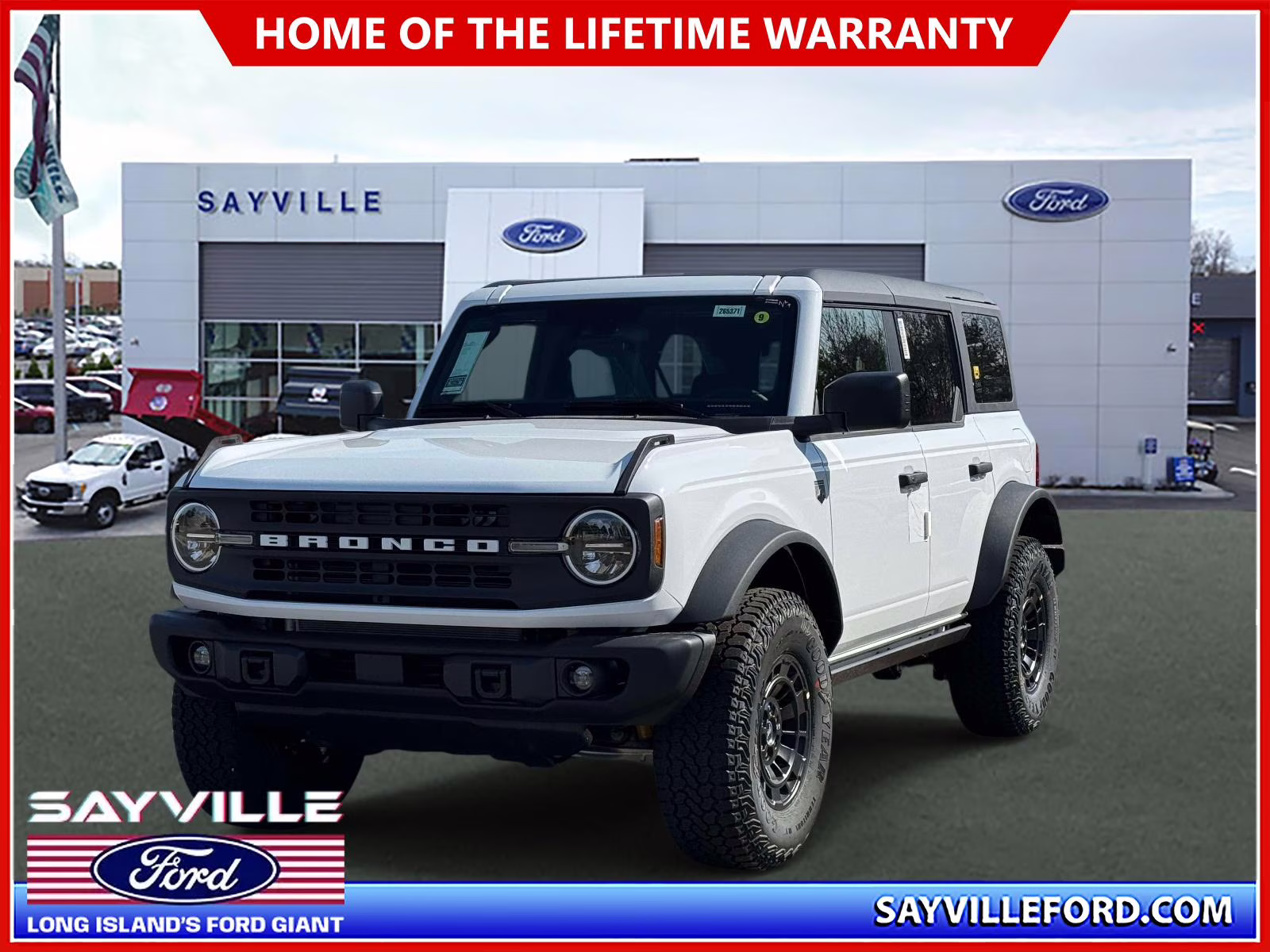 2026 White Ford Bronco Big Bend 4X4 SUV