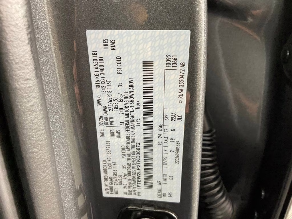 2026 Gray Metallic Ford F-150 STX 4X4 Truck