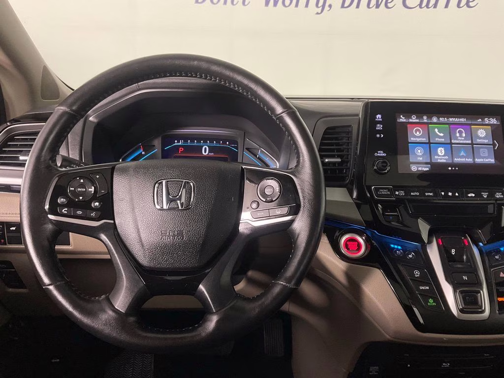 2019 Diamond White Pearl Honda Odyssey Elite FWD Van