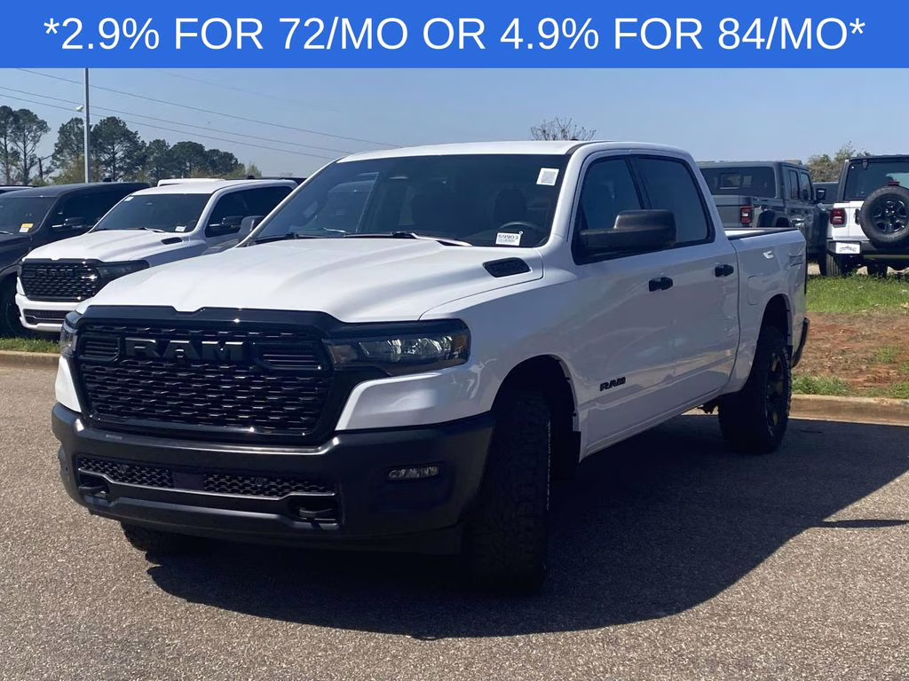 2026 Bright White Clearcoat Ram 1500 Warlock 4X4 Truck