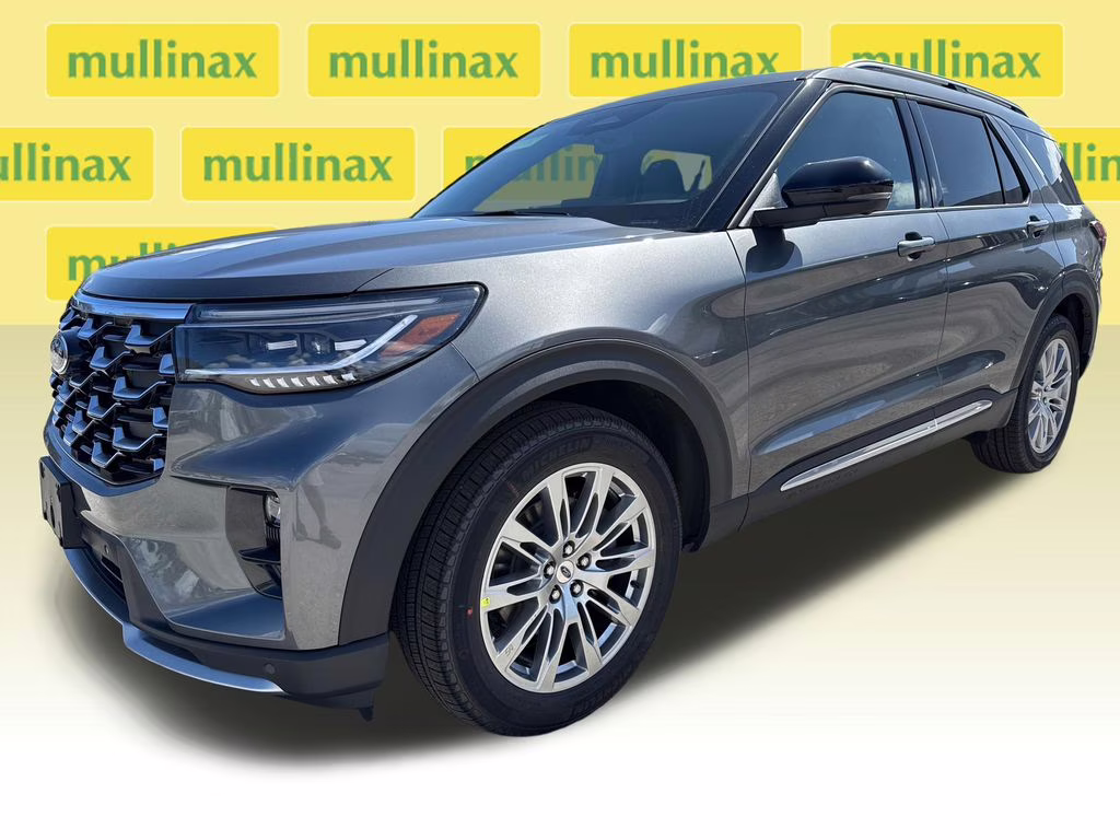 2026 Carbonized Gray Metallic Ford Explorer Platinum RWD SUV