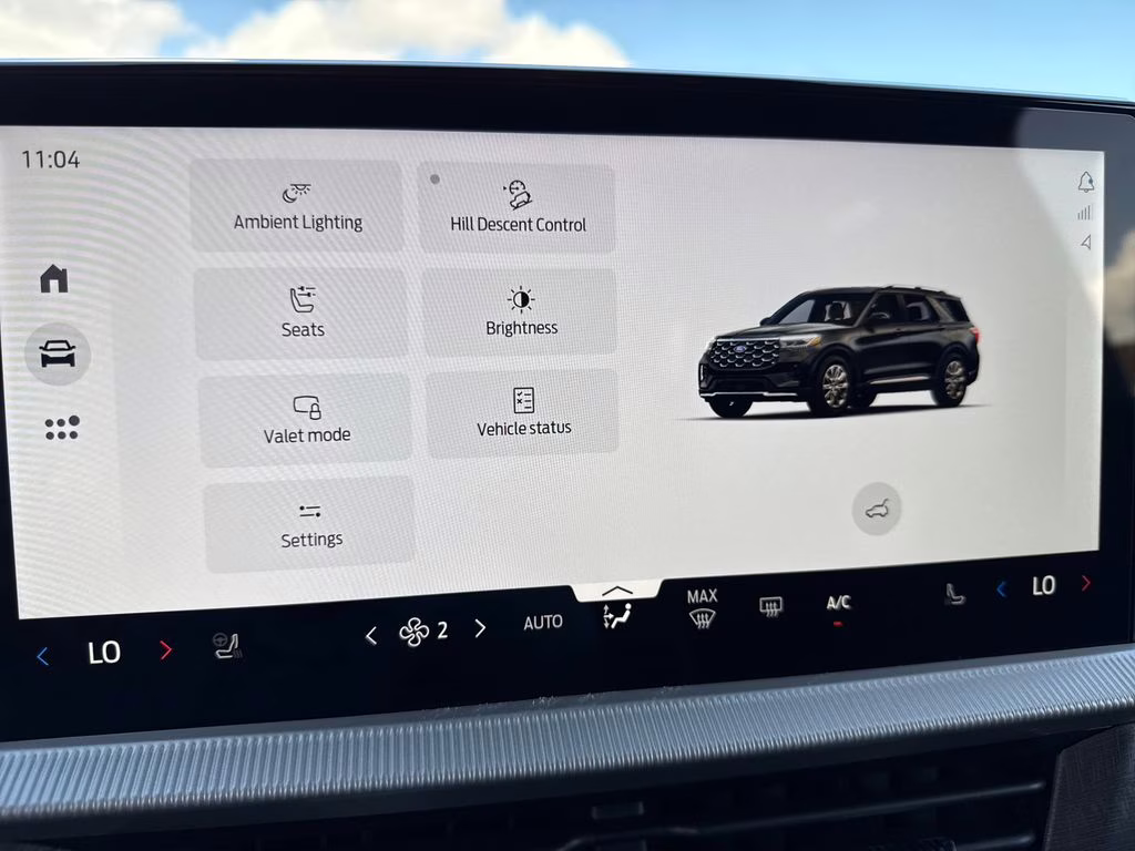 2026 Carbonized Gray Metallic Ford Explorer Platinum RWD SUV