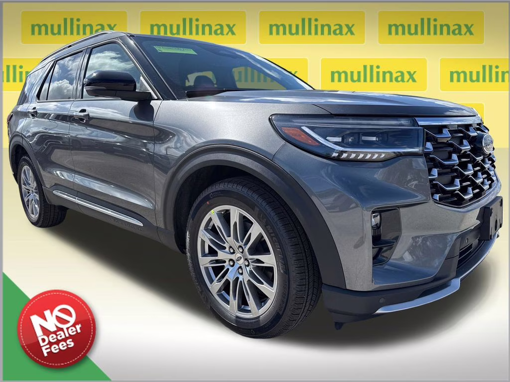 2026 Carbonized Gray Metallic Ford Explorer Platinum RWD SUV